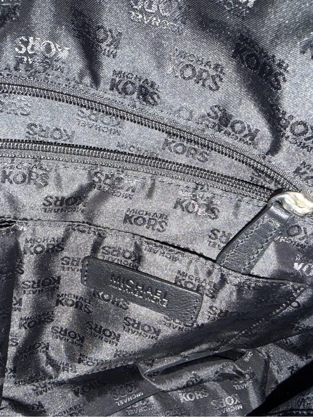 Michael Kors Black Leather Brookville Hobo Shoulder Bag